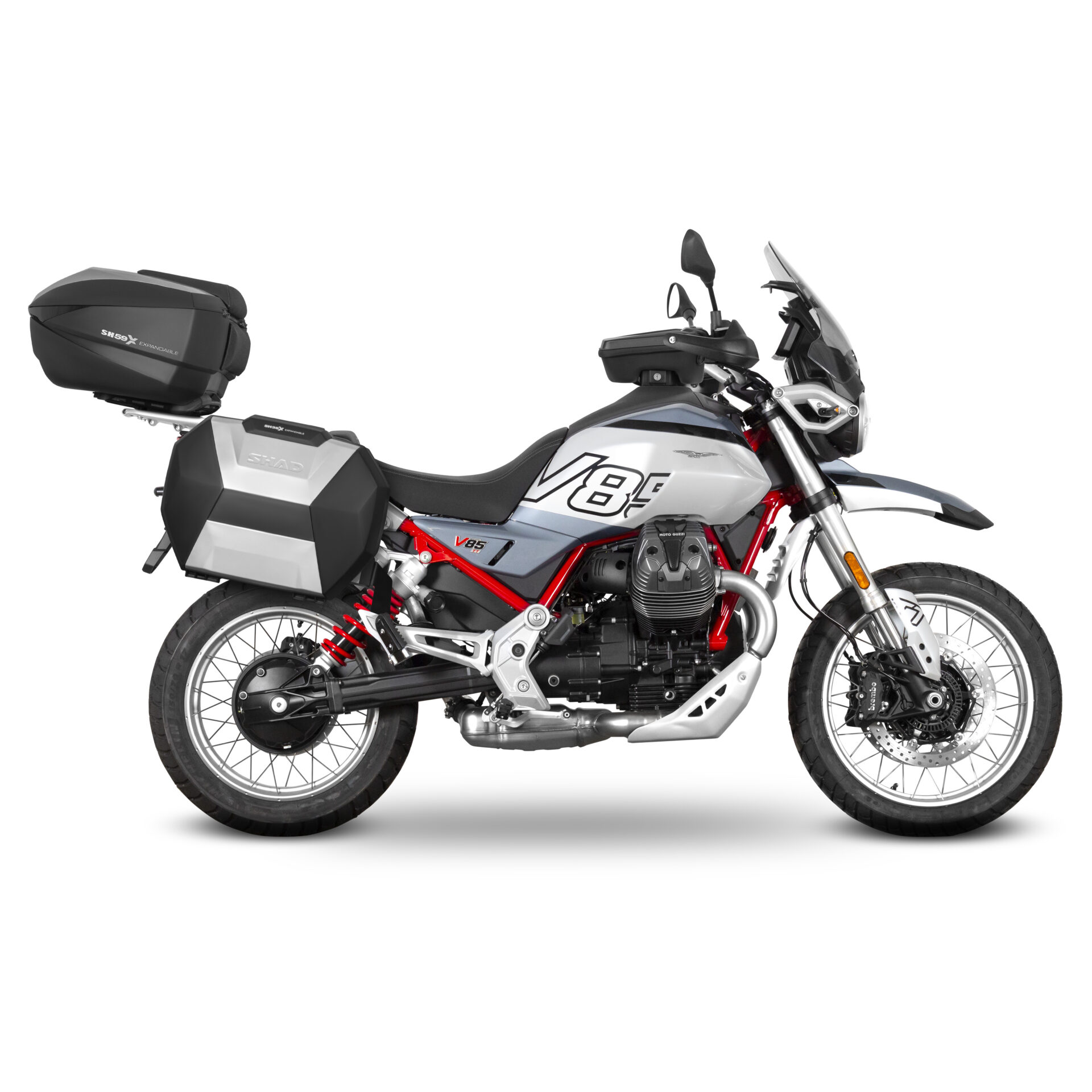 STELAŻ KUFRA BOCZNEGO 3P SHAD DO MOTO GUZZI V85 TT