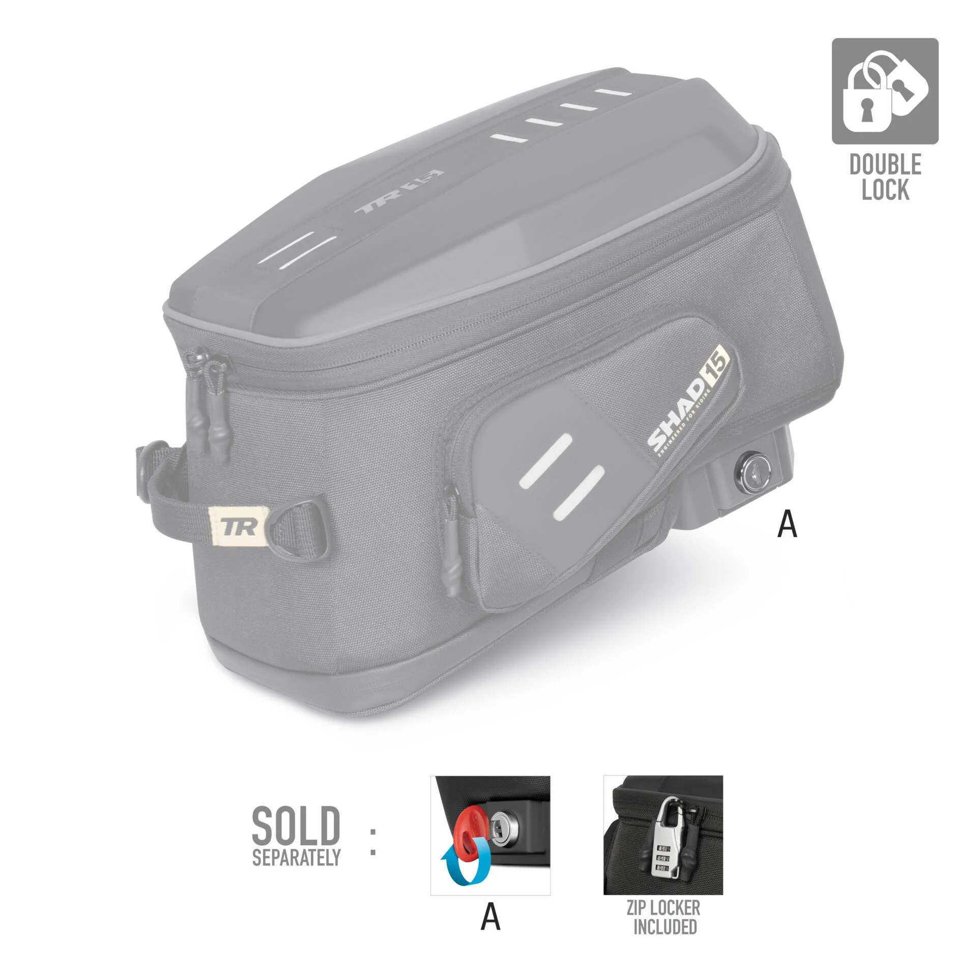 TORBA NA ZBIORNIK SHAD TERRA TR15 CLICK SYSTEM