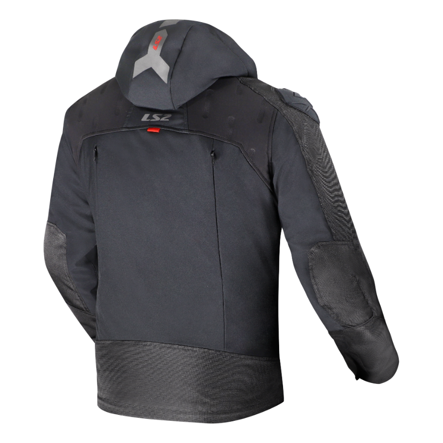KURTKA LS2 ZIRCONIUM EVO MAN BLACK RED M