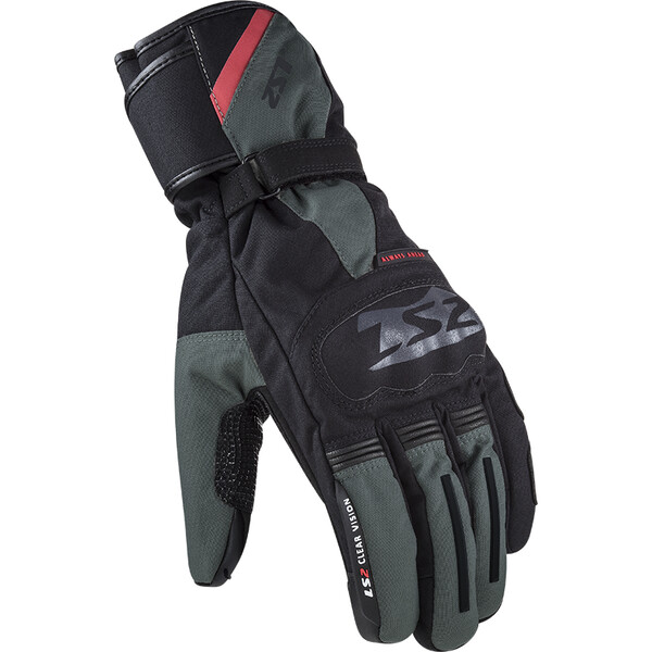 RĘKAWICE LS2 SNOW MAN BLACK GREEN L