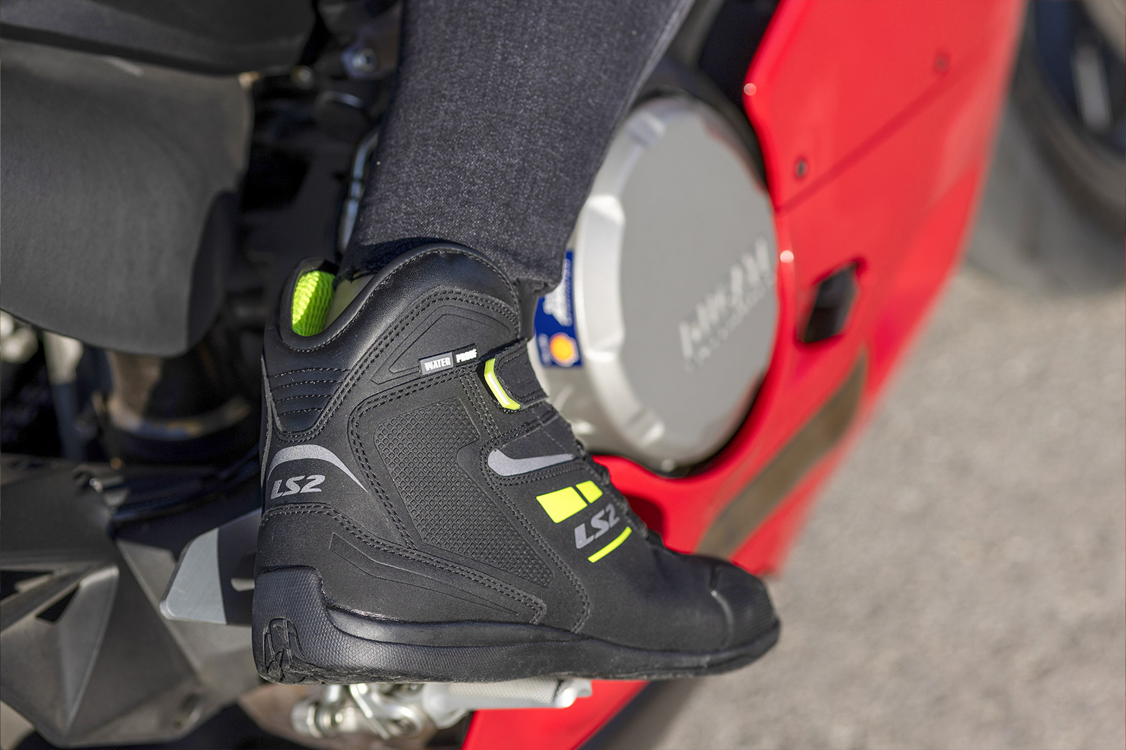 BUTY LS2 GARRA LADY WP BLACK RED