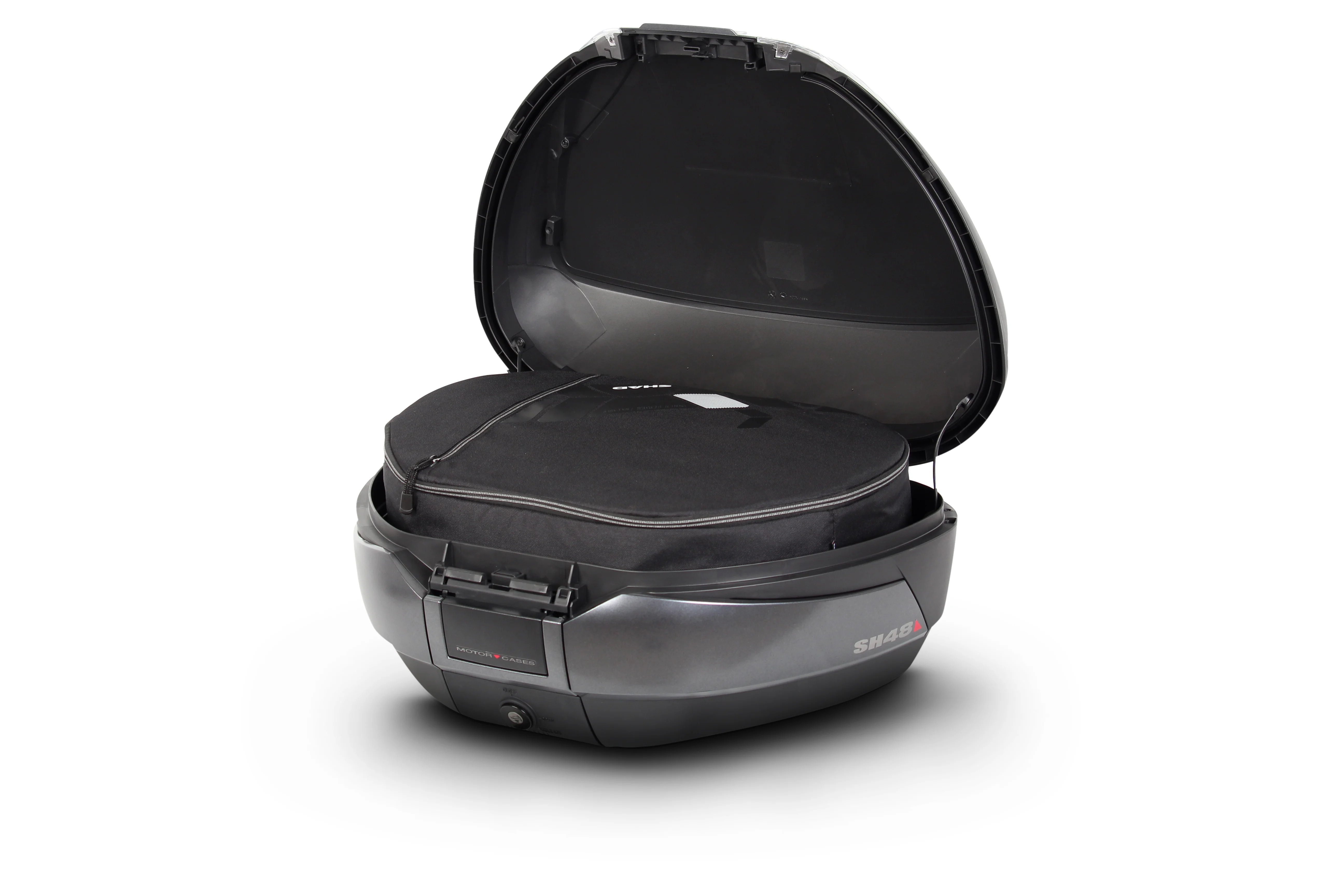 KUFER SHAD SH48 DARK GREY NAKŁADKA+OPARCIE