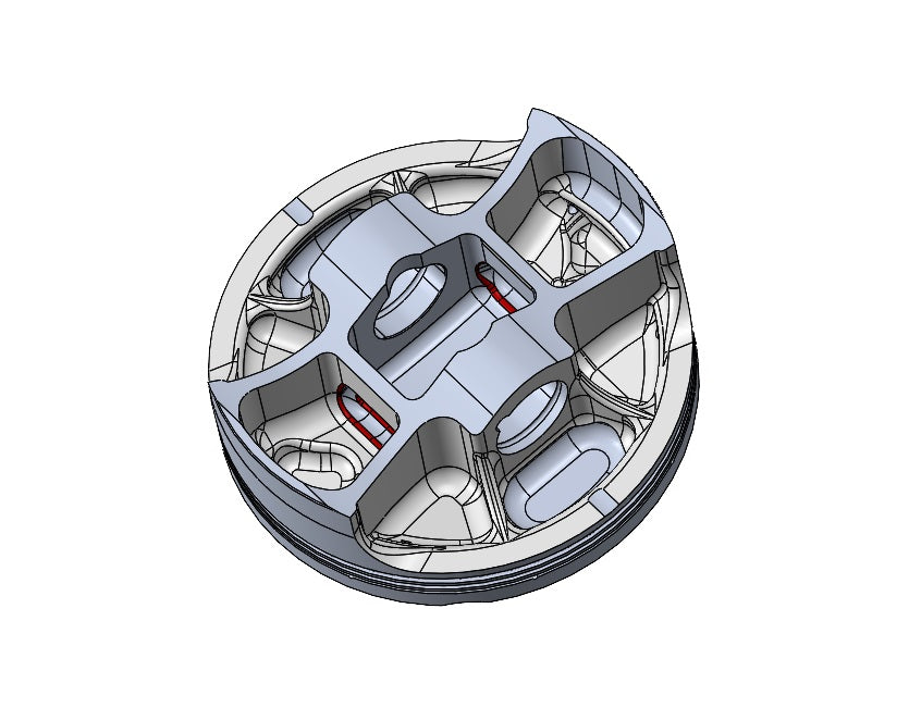 WOSSNER TŁOK (4T) BETA RX 450 PRO SERIES '24-'25 (STD. 96,96MM) (13.5:1 CR)